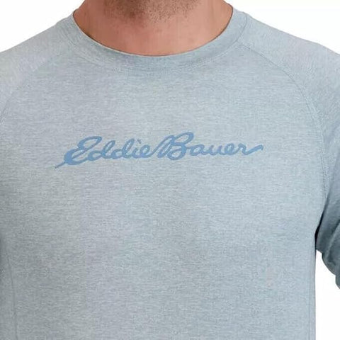 Eddie Bauer Men's Light Blue Quick Dry Long Sleeve Rashguard Blouse | Eddie Bauer In Lebanon