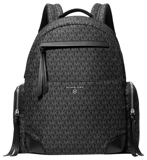 Michael Kors Women's Black Prescott Signature Logo Large Backpack | Michael Kors In Lebanon