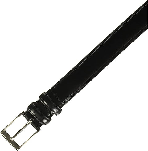 Perry Ellis Portfolio Men's Black Milled Big and Tall Leather Belt | Perry Ellis Portfolio In Lebanon