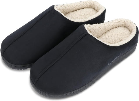 Isotoner Men's Black Microsuede Rory Clog Slippers | Isotoner In Lebanon