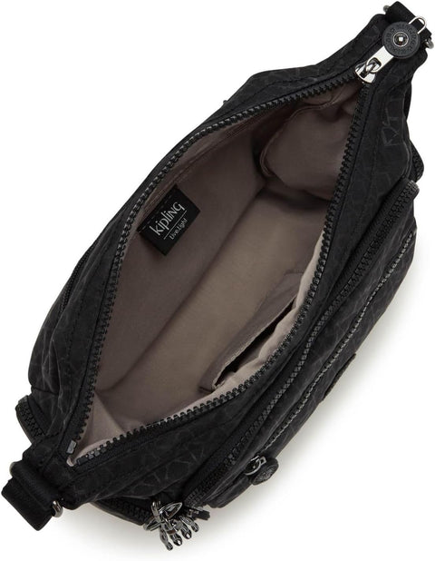 Kipling Women's Black Pattern Printed Shoulder Bag | Kipling In Lebanon