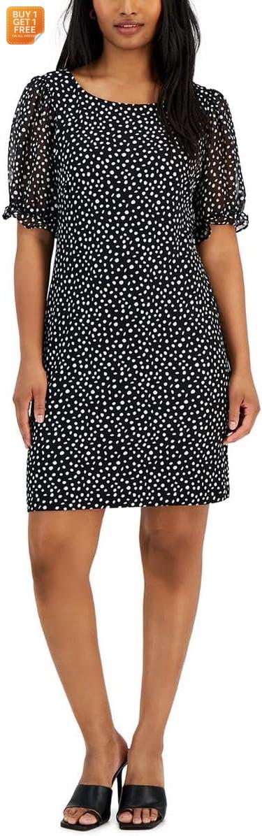Connected Apparel  Women's  Black Petite Dress |Connected Apparel  In Lebanon