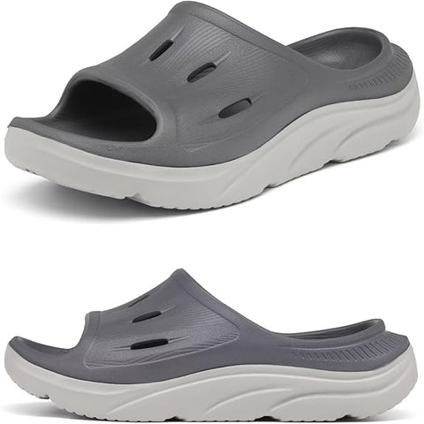 BK Men's Gray Thick Sole Slipper |BK In Lebanon