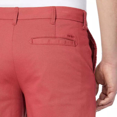Izod Men’s Light Maroon Saltwater Flat Front Chino Shorts | Izod In Lebanon
