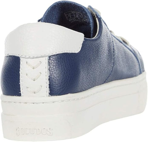 Soludos Women's Marine Blue Ibiza Platform Sneakers | Soludos In Lebanon