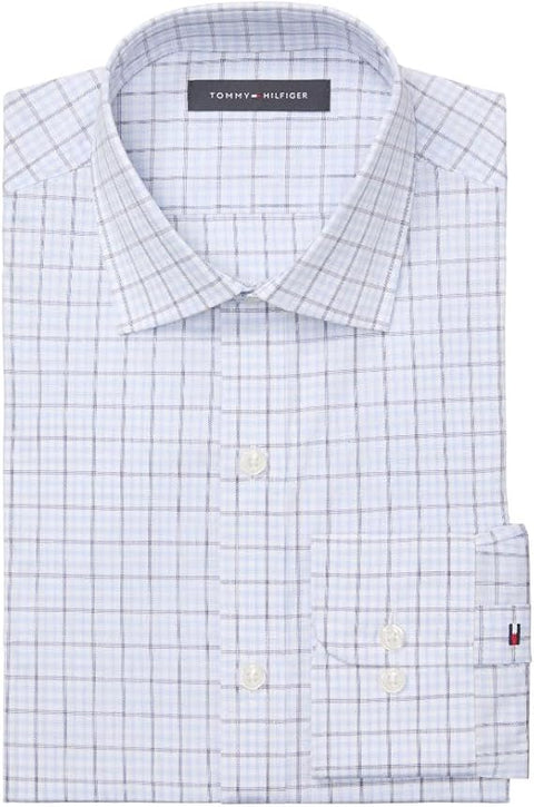 Tommy Hilfiger Men's Blue Flex Stretch Button Down Shirt | Tommy Hilfiger In Lebanon