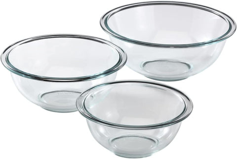 Pyrex Essentials (3-Piece) Glass Mixing Bowls Set For Prepping | Pyrex In Lebanon