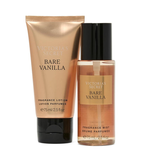Victoria Secret Women's Bare Vanilla Mini Mist & Lotion Set 75 ml |Victoria Secret In Lebanon