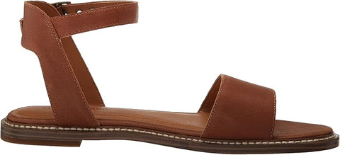 Lucky Brand Women's Brown Leather Kimaya1 Ankle-Strap Sandals | Lucky Brand In Lebanon
