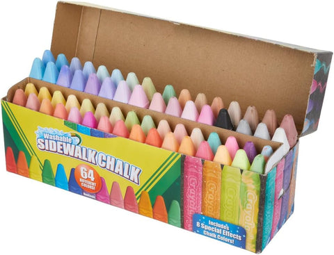 Crayola 64 Pieces Ultimate Washable Chalk Collection | Crayola In Lebanon