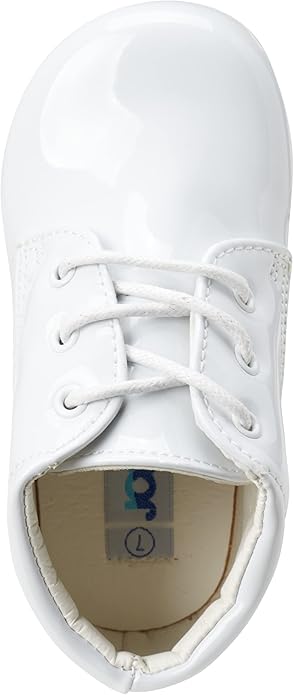 Josmo Baby Boy's White First Steps Hi Top Walking Dress Shoe |Josmo In Lebanon
