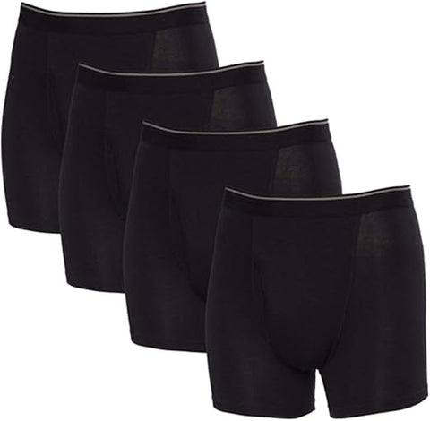 Kirkland Signature Men's Black Pima Cotton 4 Pack Boxer | Kirkland Signature In Lebanon