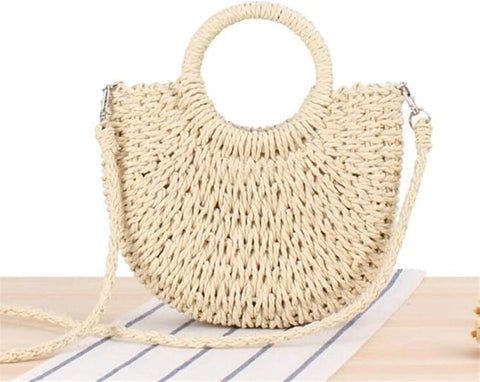 Forever 21 Women's Straw Beach Shoulder Bag | Forever 21 in Lebanon