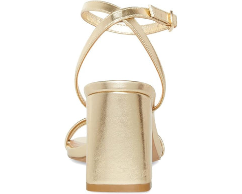 Steve Madden Women's Gold Synthetic Luxe Heeled Sandal |Steve Madden In Lebanon