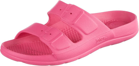 Totes Girl's Pink Everywear Molded Double Buckle Slide Slipper |Totes In Lebanon