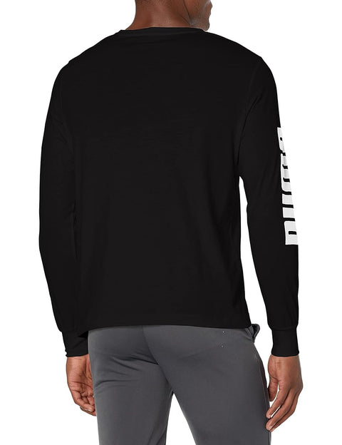 Puma Men's Black Classics Long Sleeve T-Shirt  | Puma In Lebanon