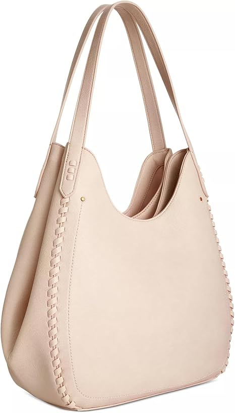 Style & Co Women's Pink Whip-Stitch Soft 4-Poster Tote Bag | Style & Co In Lebanon