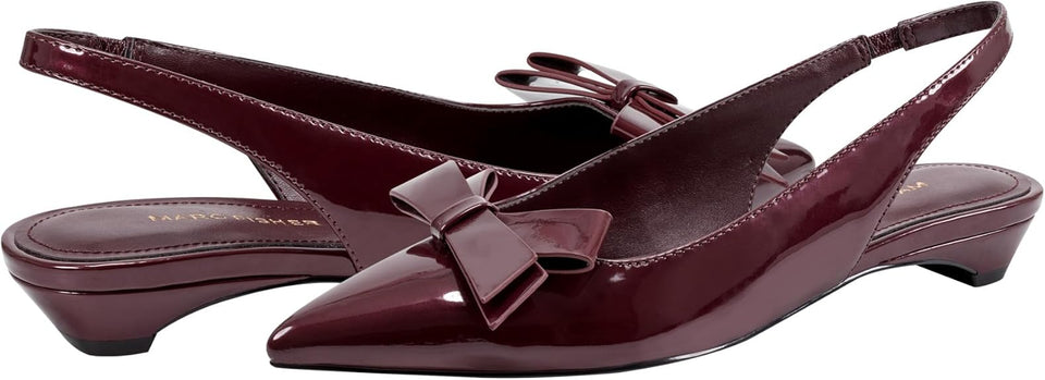 Marc Fisher Women's Wine Kerrey Slingback Sandals | Marc Fisher In Lebanon