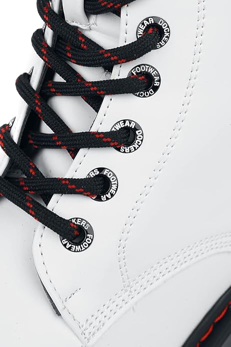 Dockers By Gerli Women's White Combat Boots | Dockers In Lebanon