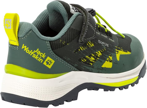 Jack Wolfskin Boy's Green Wild Hiker Tex Low K Sneakers |Jack Wolfskin in Lebanon7