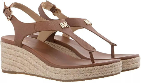 Michael Kors Women's Brown Laney Thong Sunflower Heeled Sandal | Michael Kors In Lebanon