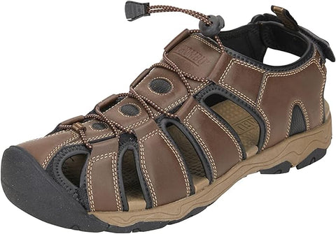 Khombu Men's Hal Fisherman  Brown Waterproof  Sandals  | Khombu In Lebanon
