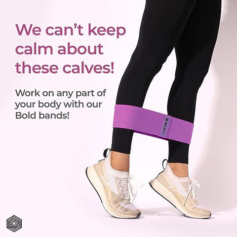 Boldfit Fabric Resistance Band - Loop Hip Band for Women & Men A248 shr