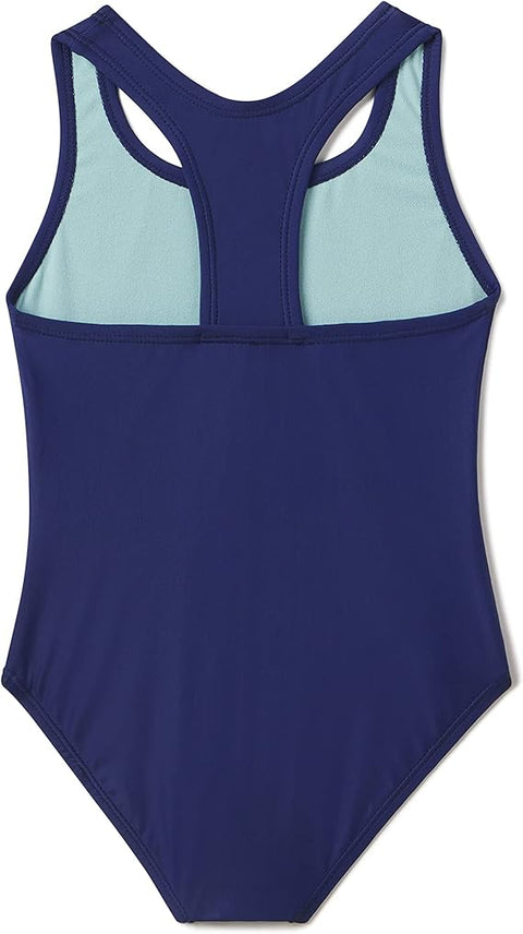 Speedo Girls's Navy One-Piece Closed Racerback Swimsuit | Speedo In Lebanon