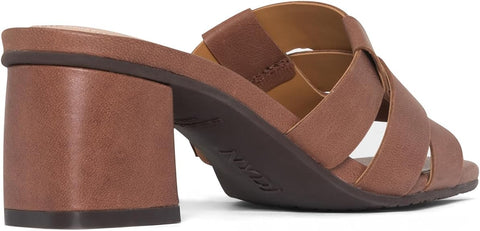 NYDJ Women's Brown Gloriana Leather Heeled Slipper | NYDJ in Lebanon