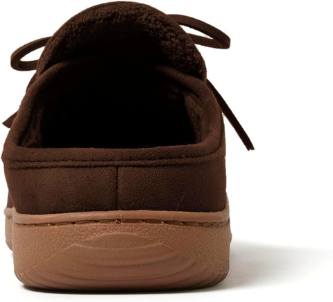 Dearfoams Men's Brown Fowler Moc Toe Clog Indoor Outdoor Supportive House Slipper |Dearfoams In Lebanon
