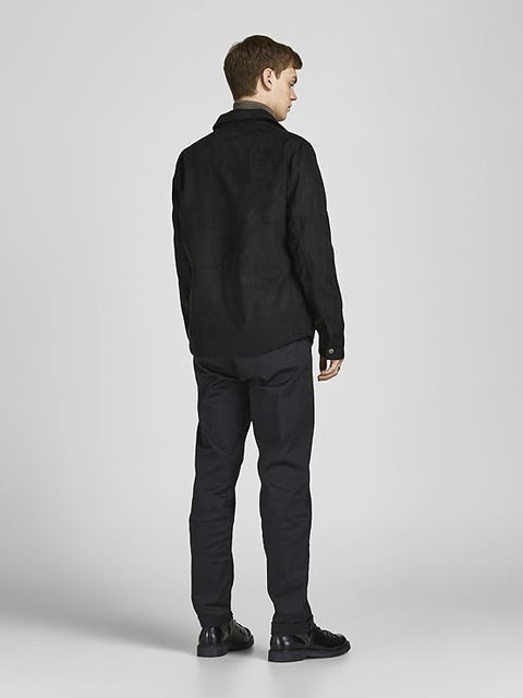 Jack & Jones Men's Black Jprblacooper Pu Jacket | Jack & Jones In Lebanon