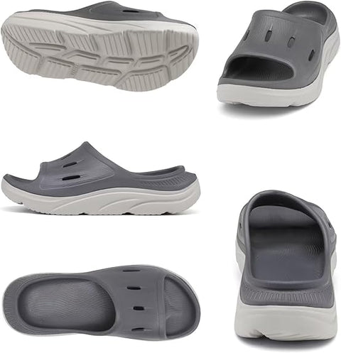 BK Men's Gray Thick Sole Slipper |BK In Lebanon