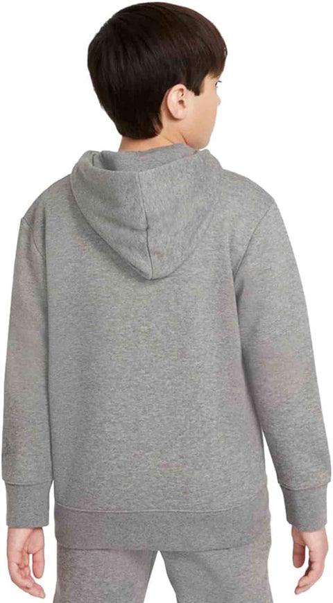 Jordan Boy's Gray Melange Essential Hoodie|Jordan In Lebanon