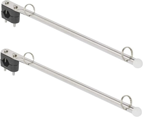 NovelBee 2-Pack Stainless Steel Flag Pole Rail Mount | NovelBee In Lebanon