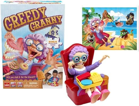 Goliath Greedy Granny Take The Treats Don't Wake Granny Game - Includes a Fun Colorful 24pc Puzzle | Goliath In Lebanon