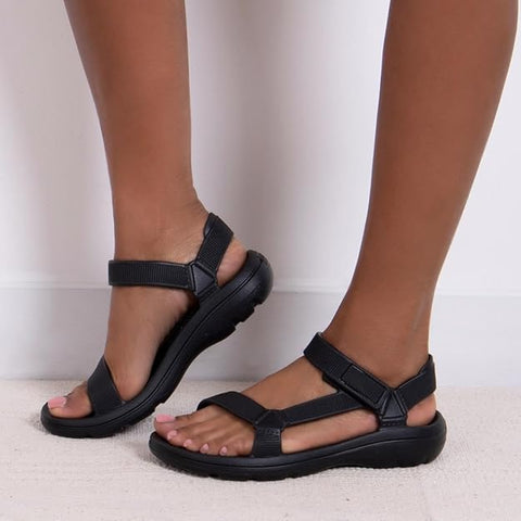 Every Wear Women's Black Ladies Adjustable Riley Sport Sandal | Every Wear In Lebanon