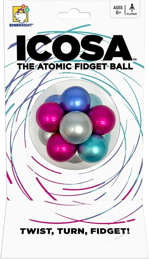 Brainwright Icosa Ice The Atomic Fidget Ball | Brainwright In Lebanon