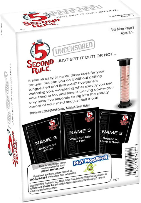 5 Second Rule Uncensored Board Game | 5 Second Rule In Lebanon
