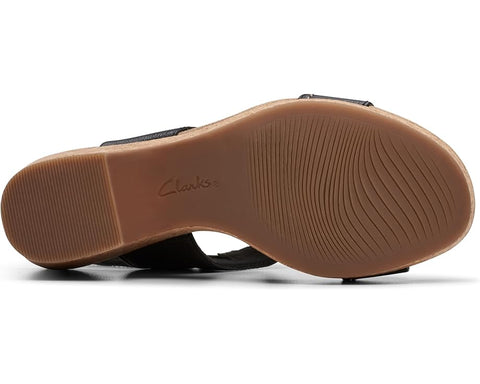 Clarks Women's Black Leather Giselle Style Sandals | Clarks In Lebanon