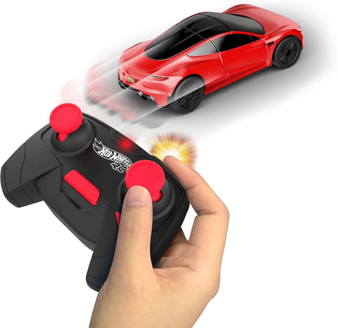 Mattel Hot Wheels Toy Car RC Tesla Roadster in 1:64 Scale Remote-Control Vehicle | Mattel In Lebanon