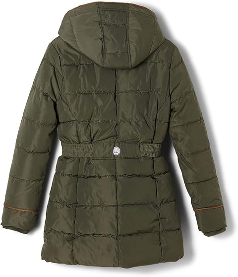 S.Oliver Girl's Olive Green  Puffer Jacket| S.Oliver in Lebanon