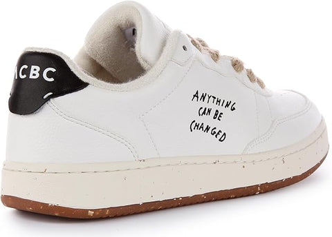 ACBS Men's White Shacbeve 283 Evergreen Trainer Sneaker | ACBS In Lebanon