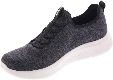 Gray sneaker with white sole on a white background