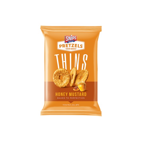 Snips Pretzels Thins Honey Mustard 35g | Snips In Lebanon