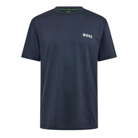 Boss Men's Navy Short Sleeve Logo Detail T-Shirt | Boss In Lebanon