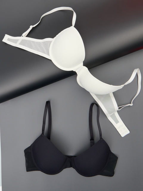 Sinsay Women's White/Black Bras 2-Pack | Sinsay In Lebanon