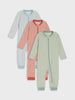AYA Sinsay Baby BOYs GREEN-BLUE-RED Overalls 3 pack