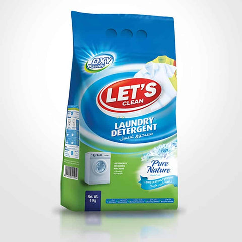 Let's Clean Laundry Detergent Powder 4kg | Let's Clean In Lebanon