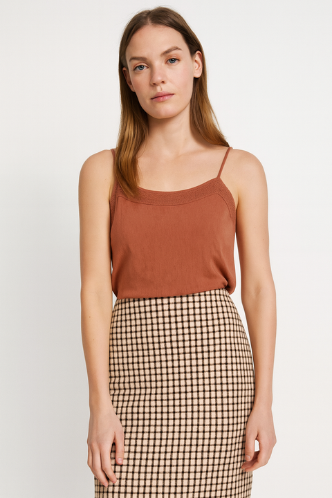 Mango Women's Multicolor Checkered Skirt | Mango In Lebanon