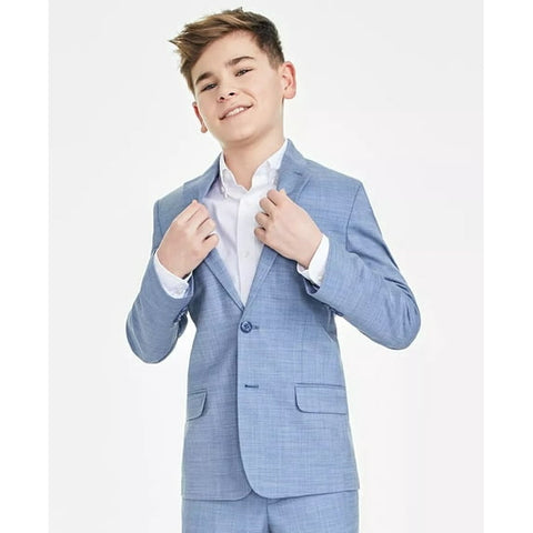 Tommy Hilfiger Boy's Blue Stretch Sharkskin Blazer | Tommy Hilfiger In Lebanon